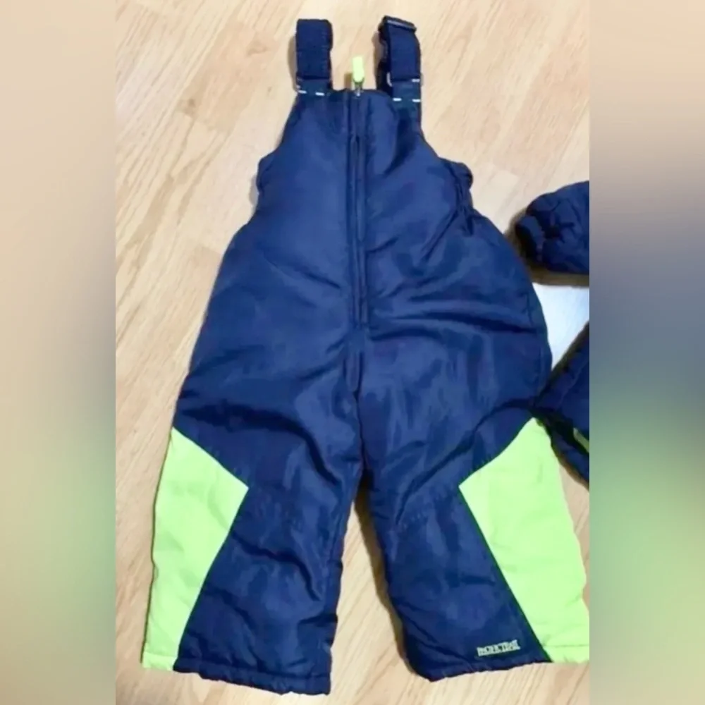 Pacific trail snowsuit childrens size 12 months 2 piece set bibs/coat